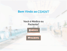 Tablet Screenshot of cemint.com.br